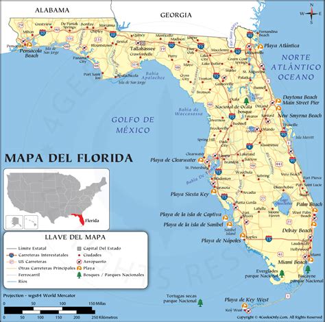 Lbumes Foto Mapa Del Estado De Florida Con Ciudades Mirada Tensa