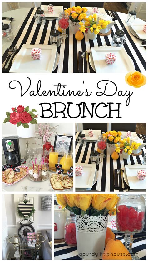 Valentines Day Brunch A Purdy Little House