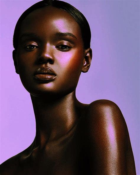 Duckie Thot Shines For Fenty Beauty Makeup Model Black Model Hd