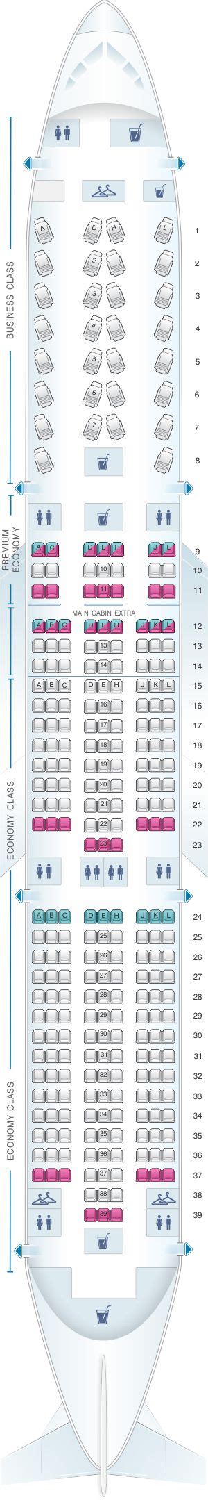 Seat Map American Airlines Boeing B Asiana Airlines American