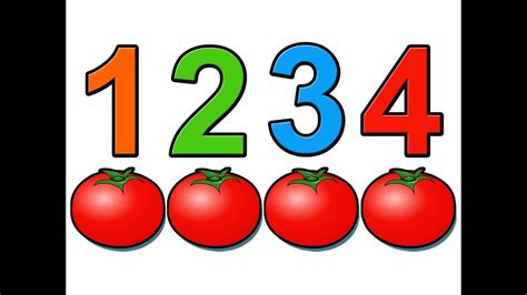 Counting Tomatoes Kids Learn To Count 1234 Education For Babies