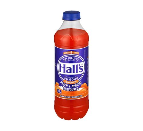 Halls Fruit Blend Peach And Apricot 1 X 1l Makro