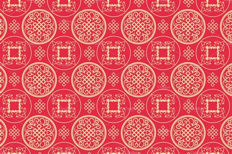 Chinese Art Background Pattern Custom Designed Graphic Patterns