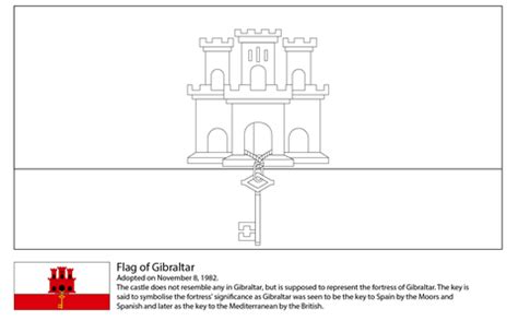 Malvorlagen flagge von kosovo zum ausdrucken ausmalbilder. Ausmalbild: Fahne von Gibraltar | Ausmalbilder kostenlos ...
