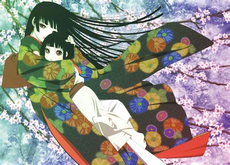 1206683 Anime Jigoku Shoujo Enma Ai Anime Girls Dark Hair Rare