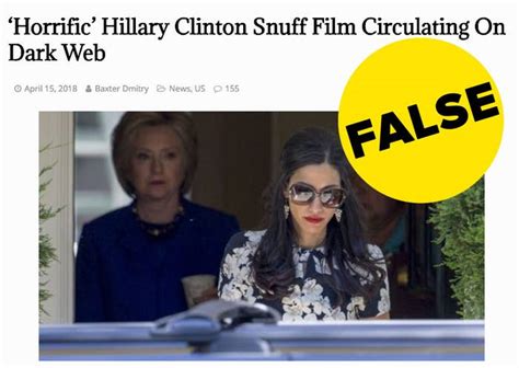 This Bonkers Conspiracy Theory About A Hillary Clinton Snuff Film Is Getting A Big Boost On