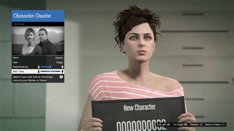 Gta Next Gen Female Character Creation Natural Looking Youtube