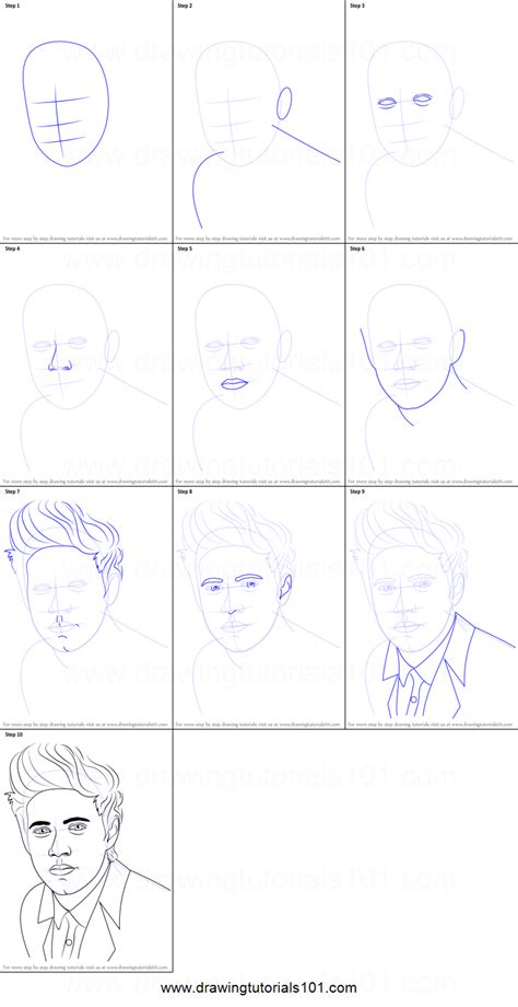 :) sorry that my voice doesn't sound that enthusiastic, but i was. How to Draw Niall Horan printable step by step drawing ...