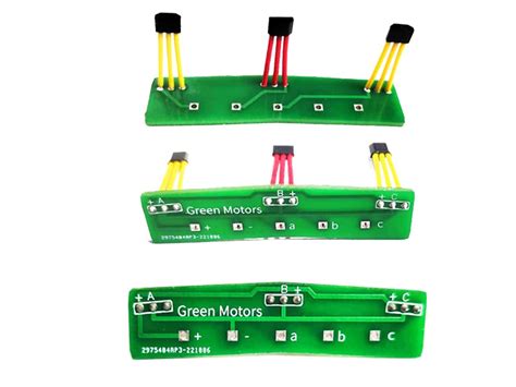 Hall Sensor Pcb With 3 Sensor For 120 Degree Phase Angle Bldc Hub Motorelectric Vehicles