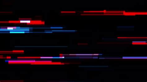 Tech Glowing Neon Glitch Lines Motion Graphics Videohive