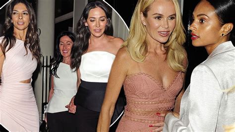 Alesha Dixon Looks Ab Tastic As She Goes Braless To Enjoy Girls Night Out With Amanda Holden