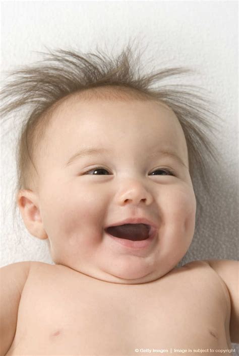 Image Detail For Baby Girl With Big Smile And Funny Hairdo Cute