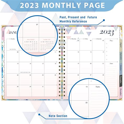 Buy 2023 Planner Weekly And Monthly Planner 2023 With Hardcover Jan