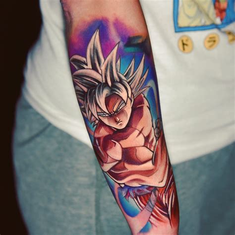 身勝手の極意の梧空のタトゥー Ultra Instinct Goku Tattoo Dragon Ball Tattoo Z