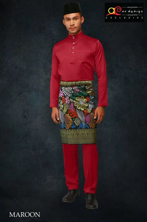 Baju Melayu Cekak Musang Tradisional Baju Melayu Moden Raya Keindahan