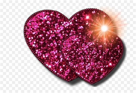 Heart Glitter Clip Art Images Of Pink Hearts Png