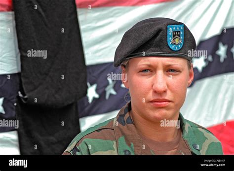Real Young Female Soldier About To Go To Iraq To Fight An Endless War
