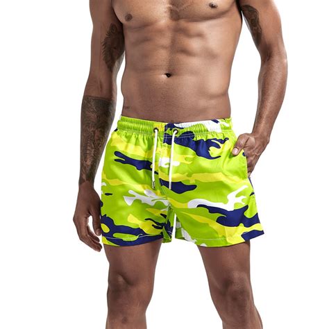 Swimming Shorts For Men Camouflage Swimsuit Mens Swim Trunks Bathing