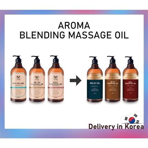 Evever Korea Aroma Body Massage Oil 1000ml Slim And Elastic Body Care Shopee Singapore