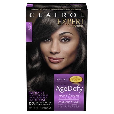 Clairol Expert Collection Age Defy Permanent Hair Color 3 Black 1 Kit