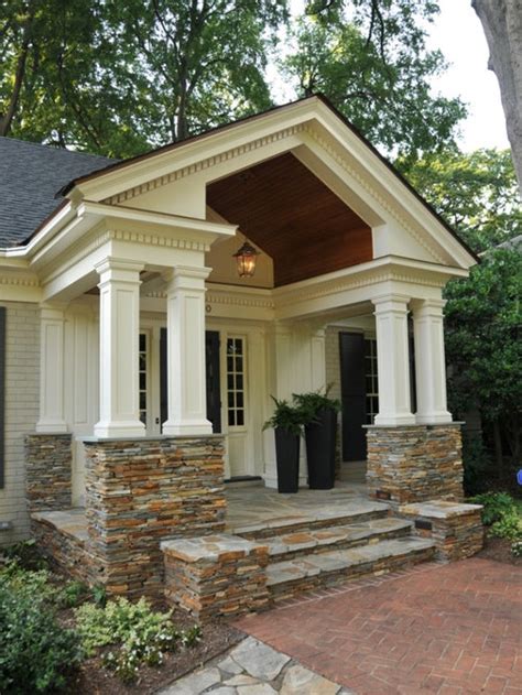 Stone Front Porch Houzz