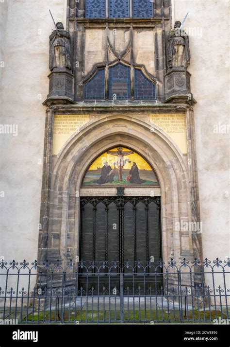 Wiitenberg S A Germany 13 September 2020 The Door Of The Castle