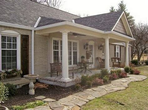Great Front Porch Addition Ranch Remodeling Ideas 19 Front Porch
