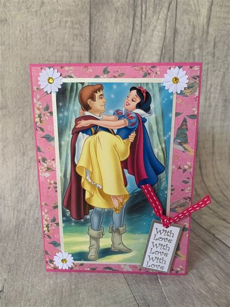Disney Snow White Handmade Birthday Card Etsy In 2021 Handmade