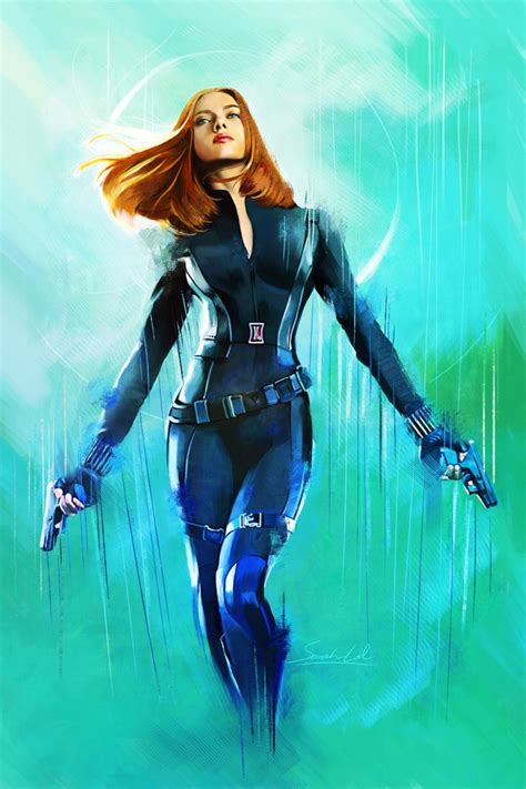 Artstation Black Widow Fan Art Sarah Lal Black Widow Marvel Art