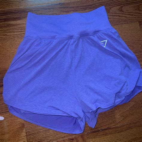 Gymshark Womens Purple Shorts Depop