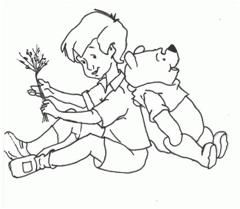 Christopher Robin Coloring Pages Coloring Home