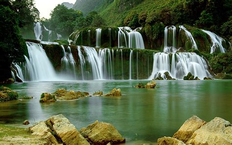Hd Waterfall Ban Gioc Water Falls