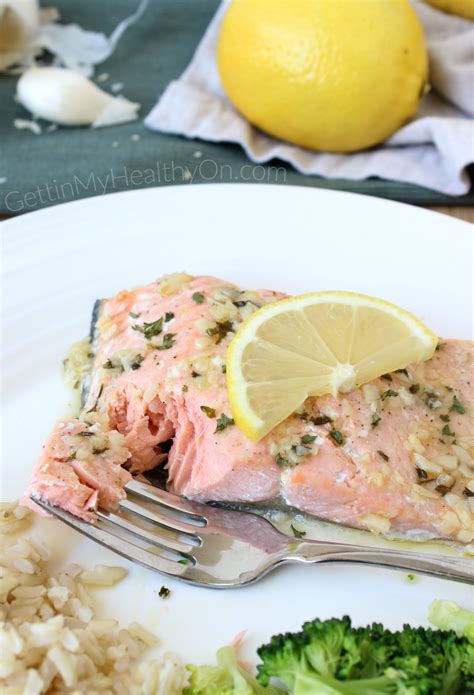 Baked Salmon With Lemon Garlic And Butter Sauce