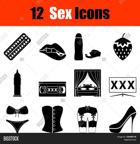 Set Sex Icons Vector Photo Free Trial Bigstock
