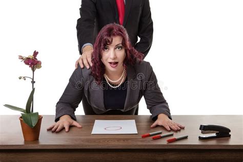 The Boss At Work Stock Image Image Of Submissive Office