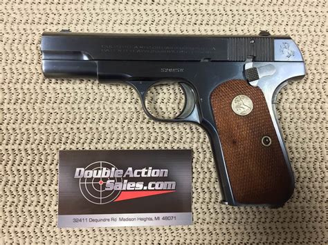 Colt M 1903 32 Acp Used Double Action Indoor Shooting