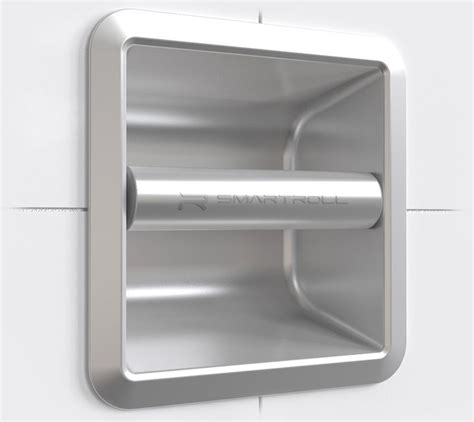 Compareclick to add item tuscany® victoria polished chrome toilet paper holder to the compare. Satin Chrome | Toilet roll holder, Recessed toilet paper ...