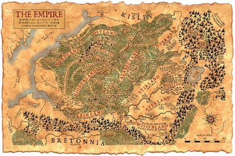 Warhammer Map The Empire Warhammer Warhammer Fantasy Fantasy Map