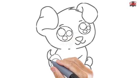 How To Draw A Cute Puppy Easy Step By Step Drawing Tutorials For