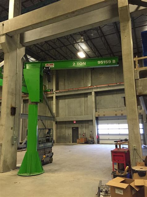 The work would require a specialized crane solution, so masco crane and hoist were contracted to deliver one. JIB CRANES - Masco Crane and Hoist