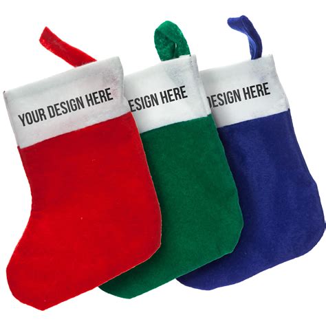 Customized Mini Felt Christmas Stockings