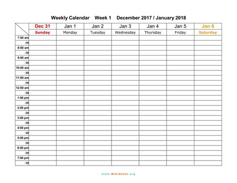 Scroll down to see two versions of our featured blank weekly calendars. Weekly Calendar - Download weekly calendar 2017 and 2018 ...
