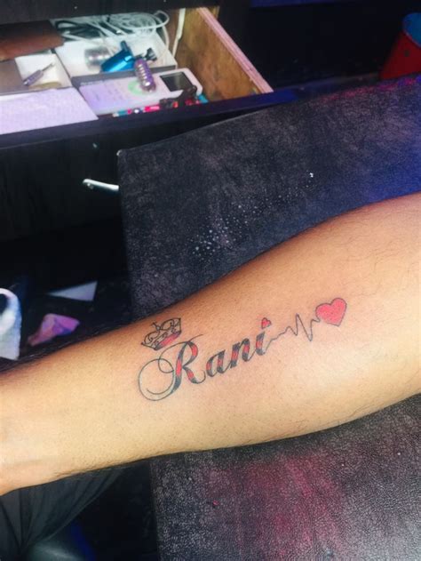 Rani Name Tattoo In 2022 Tattoos Infinity Tattoo Name Tattoo