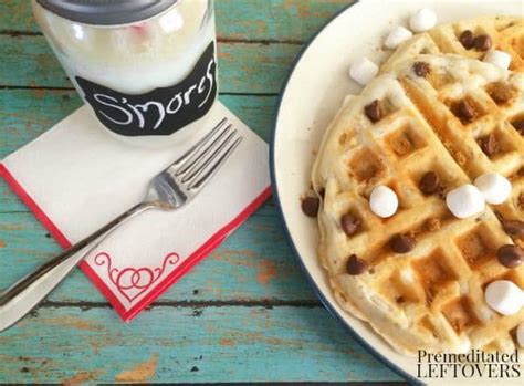 S Mores Waffles Recipe A Quick And Easy Waffle Recipe