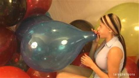 Blue Blow To Pop Balloons By Tara Bush Clips4sale
