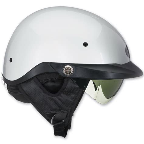 With this helmet the size seems extremely tight. Bell Pit Boss White Half Helmet | 125-552 | J&P Cycles