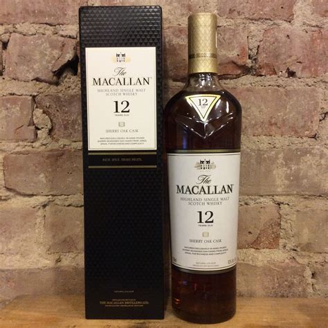 Macallan 12 Year Old Sherry Oak Single Malt Scotch Whisky 750ml