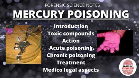 Mercury Poisoning Toxicology Forensics Ugc Net Forensic Science