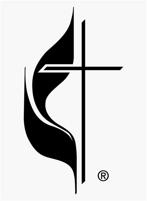 The free methodist church is a methodist christian denomination within the holiness movement, based in the united states. Cross And Flame Bw - United Methodist Church Logo Png ...