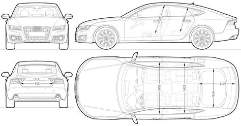 Audi A7 Sporback Kleurplaat